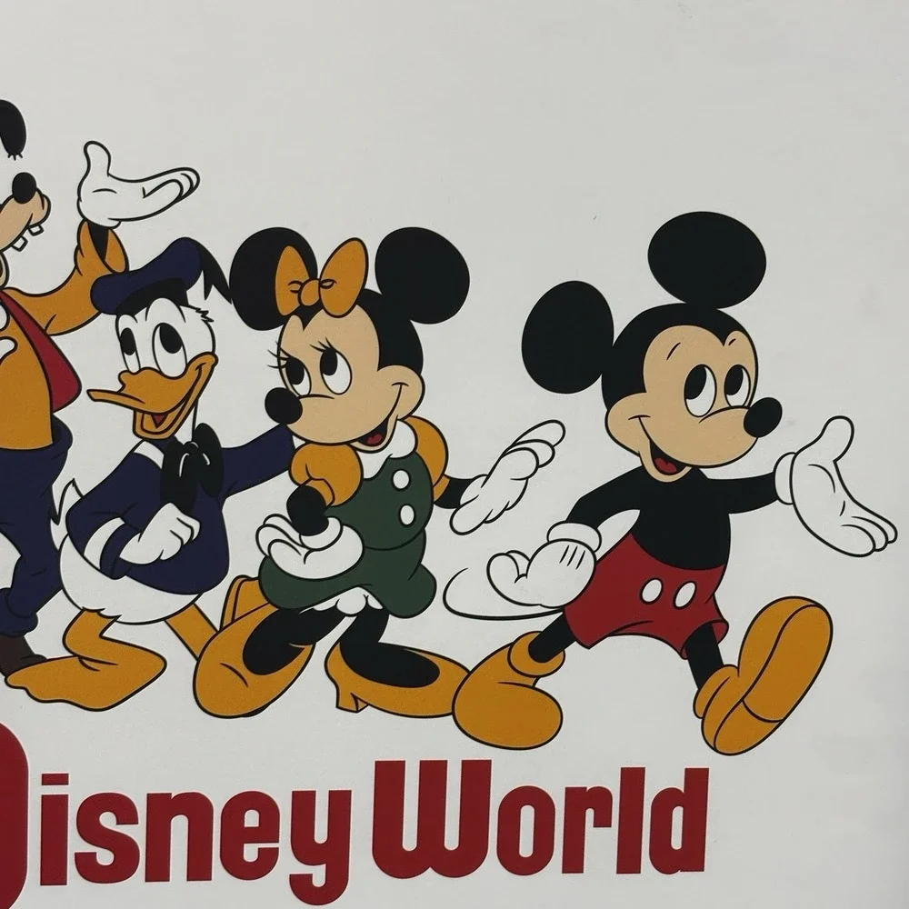 Disney World 50th Magic Kingdom Placemat Board Reversible Map Characters Mickey